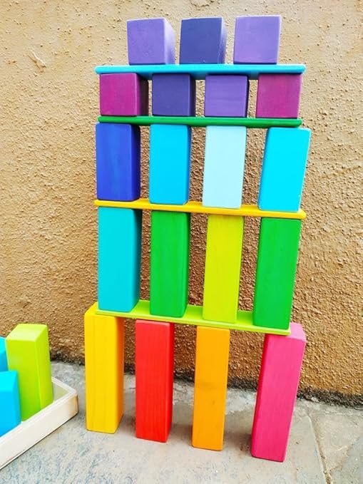 Rainbow Layer Pyramid Challenge Game